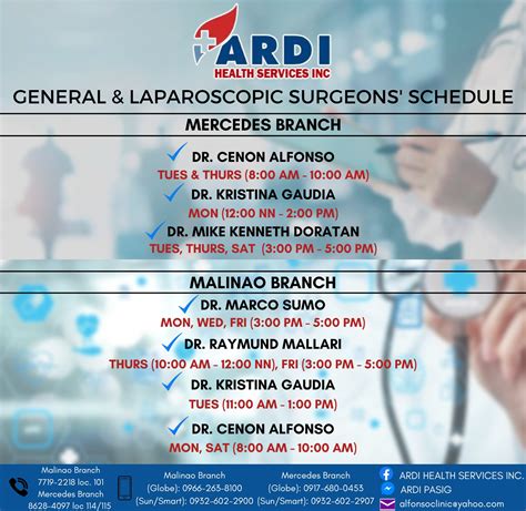 ardi malinao doctors schedule|ARDI Healthcare Center Malinao Pasig City .